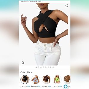 Cross Wrap Halter Crop Top